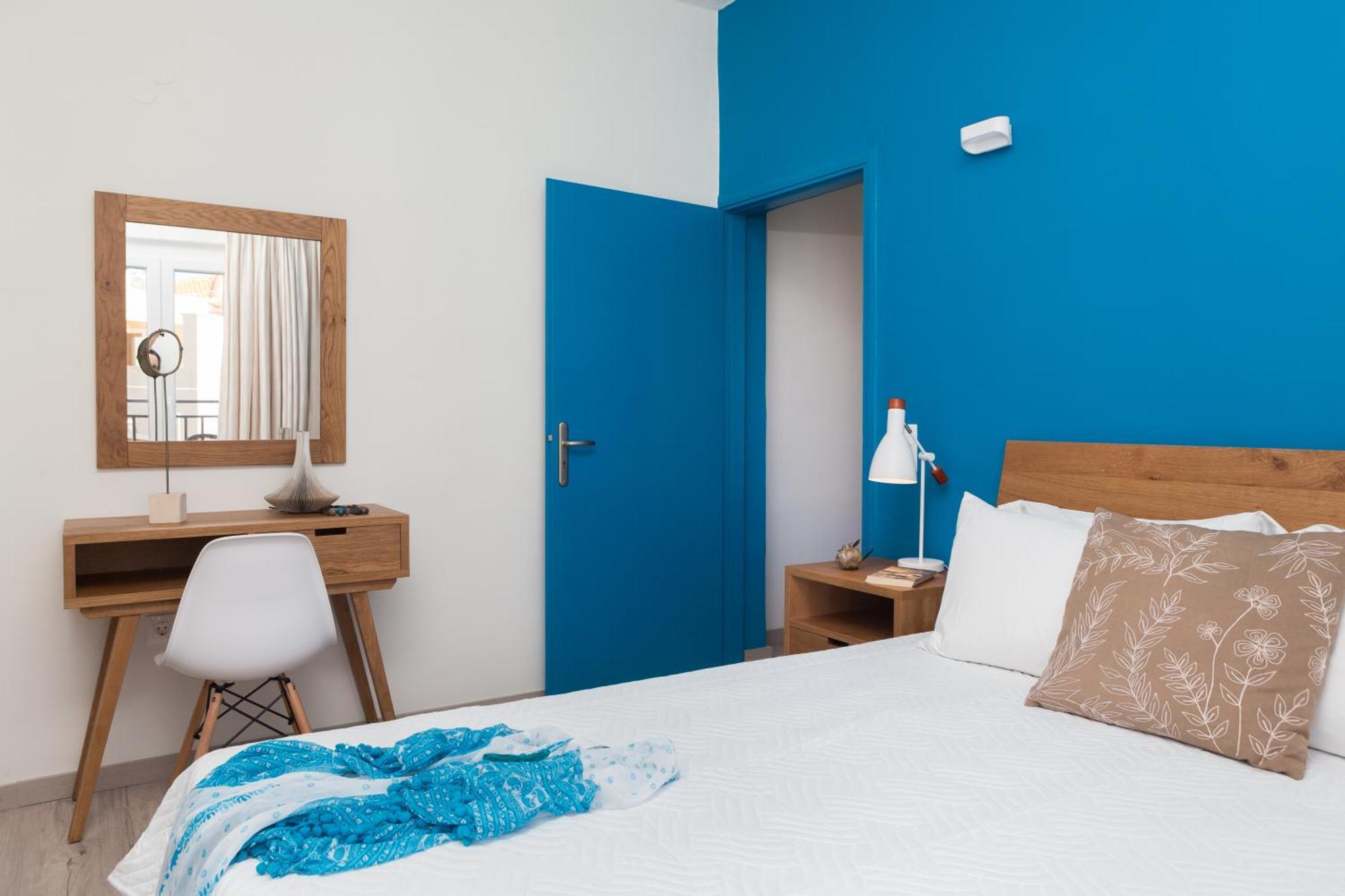 Anemi Blue Apt, Suitable Up To 4, Near The Beach! Rethymno  ภายนอก รูปภาพ